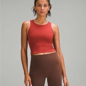 Burnt orange Wunder Train Racerback Tank Top Size 2